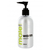 Лубрикант с согревающим эффектом MALE Cobeco Warm Lubricant - 250 мл. - Cobeco - купить с доставкой в Ельце