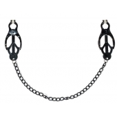 Зажимы на соски Darkside с цепочкой - Lola Games - купить с доставкой в Ельце