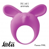 Фиолетовое эрекционное кольцо Fennec Phil - Lola Games - в Ельце купить с доставкой