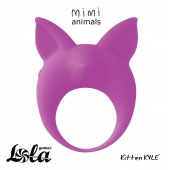 Фиолетовое эрекционное кольцо Kitten Kyle - Lola Games - в Ельце купить с доставкой