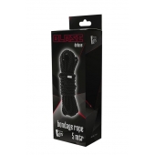Черная веревка для шибари DELUXE BONDAGE ROPE - 5 м. - Dream Toys - купить с доставкой в Ельце