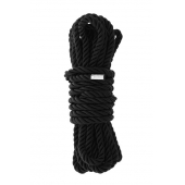 Черная веревка для шибари DELUXE BONDAGE ROPE - 5 м. - Dream Toys - купить с доставкой в Ельце