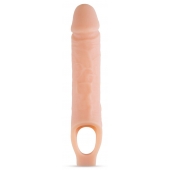Телесный реалистичный фаллоудлинитель 10 Inch Silicone Cock Sheath Penis Extender - 25,4 см. - Blush Novelties - в Ельце купить с доставкой