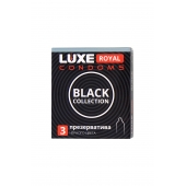 Черные презервативы LUXE Royal Black Collection - 3 шт. - Luxe - купить с доставкой в Ельце