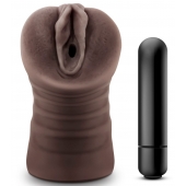 Коричневый мастурбатор-вагина Hot Chocolate Brianna - Blush Novelties - в Ельце купить с доставкой