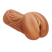 Кофейный мастурбатор-вагина Dumpling - Lola Games - в Ельце купить с доставкой