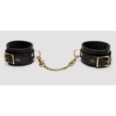 Черные оковы на ноги Bound to You Faux Leather Ankle Cuffs - Fifty Shades of Grey - купить с доставкой в Ельце