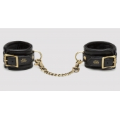 Черные наручники Bound to You Faux Leather Wrist Cuffs - Fifty Shades of Grey - купить с доставкой в Ельце