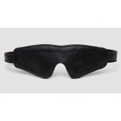Черная плотная маска на глаза Bound to You Faux Leather Blindfold - Fifty Shades of Grey - купить с доставкой в Ельце