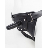 Черный пояс для насадок CLASS STRAP Restyling - LOVETOY (А-Полимер) - купить с доставкой в Ельце