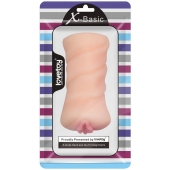 Телесный мастурбатор-вагина X-Basic Pocket Pussy без вибрации - Lovetoy - в Ельце купить с доставкой