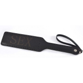 Черная гладкая шлепалка SEX - 35 см. - Sitabella - купить с доставкой в Ельце