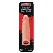Телесная насадка EXTENDER WITH BALL STRAP 6.5 - 17 см. - Dream Toys - в Ельце купить с доставкой