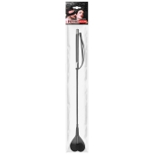 Черный стек с наконечником-сердечком - 54 см. - Notabu - купить с доставкой в Ельце