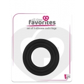 Набор из 3 эрекционных колец SILICONE COCKRINGS - Dream Toys - в Ельце купить с доставкой
