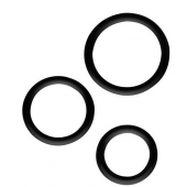 Набор из 3 эрекционных колец SILICONE COCKRINGS - Dream Toys - в Ельце купить с доставкой