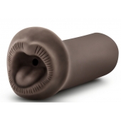 Коричневый мастурбатор-ротик Naughty Nicole - Blush Novelties - в Ельце купить с доставкой