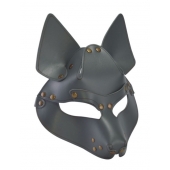 Серая маска Wolf с клепками - Sitabella - купить с доставкой в Ельце