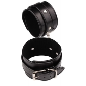 Черные оковы Classic Ankle Cuffs - Chisa - купить с доставкой в Ельце