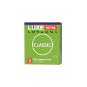 Гладкие презервативы LUXE Royal Classic - 3 шт. - Luxe - купить с доставкой в Ельце