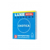 Текстурированные презервативы LUXE Royal Exotica - 3 шт. - Luxe - купить с доставкой в Ельце