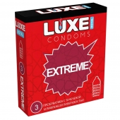 Текстурированные презервативы LUXE Royal Extreme - 3 шт. - Luxe - купить с доставкой в Ельце