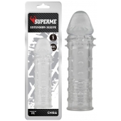 Прозрачная реалистичная насадка на пенис Extra Texture Sleeve - 16,2 см. - Chisa - в Ельце купить с доставкой