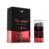 Жидкий интимный гель с эффектом вибрации Vibration! Strawberry - 15 мл. - INTT - купить с доставкой в Ельце