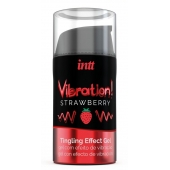 Жидкий интимный гель с эффектом вибрации Vibration! Strawberry - 15 мл. - INTT - купить с доставкой в Ельце