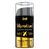 Жидкий интимный гель с эффектом вибрации Vibration! Vodka Energy - 15 мл. - INTT - купить с доставкой в Ельце