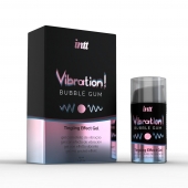 Жидкий интимный гель с эффектом вибрации Vibration! Bubble Gum - 15 мл. - INTT - купить с доставкой в Ельце