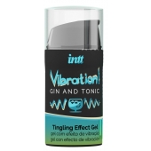 Жидкий интимный гель с эффектом вибрации Vibration! Gin   Tonic - 15 мл. - INTT - купить с доставкой в Ельце
