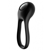 Черное эрекционное виброкольцо Majestic Duo - Satisfyer - в Ельце купить с доставкой