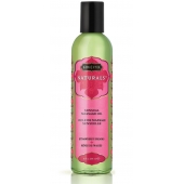 Массажное масло Naturals Strawberry Dreams с ароматом клубники - 236 мл. - Kama Sutra - купить с доставкой в Ельце