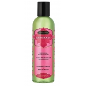 Массажное масло Naturals Strawberry Dreams с ароматом клубники - 59 мл. - Kama Sutra - купить с доставкой в Ельце
