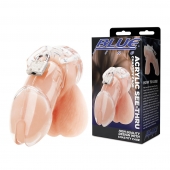 Прозрачная клетка целомудрия Acrylic See-thru Chastity Cage - BlueLine - купить с доставкой в Ельце