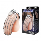 Металлическая клетка Prisoner Cock Сage с замком - BlueLine - купить с доставкой в Ельце