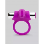 Лиловое виброкольцо с пультом ДУ Remote Control Cock Ring - Happy Rabbit - в Ельце купить с доставкой