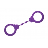 Фиолетовые силиконовые поножи Limitation - Lola Games - купить с доставкой в Ельце