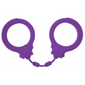 Фиолетовые силиконовые поножи Limitation - Lola Games - купить с доставкой в Ельце