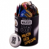 Текстурированные презервативы в кейсе MAXUS So Much Sex - 100 шт. - Maxus - купить с доставкой в Ельце