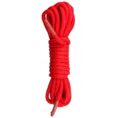 Красная веревка для связывания Nylon Rope - 5 м. - Easy toys - купить с доставкой в Ельце