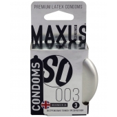 Экстремально тонкие презервативы в железном кейсе MAXUS Extreme Thin - 3 шт. - Maxus - купить с доставкой в Ельце