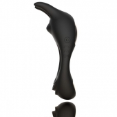 Черное эрекционное кольцо с двумя моторами Zeus Dual Vibe Cock Ring - FeelzToys - в Ельце купить с доставкой