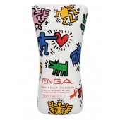 Мастурбатор-туба Keith Haring Soft Tube CUP - Tenga - в Ельце купить с доставкой