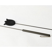 Черный стек  Тюльпан  - 60 см. - Sitabella - купить с доставкой в Ельце