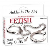 Металлические наручники Metal Leg Cuffs - Pipedream - купить с доставкой в Ельце