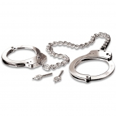 Металлические наручники Metal Leg Cuffs - Pipedream - купить с доставкой в Ельце