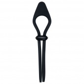 Черное эрекционное лассо с вибропулей Black Tie Affair - Zero Tolerance - в Ельце купить с доставкой