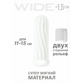 Белый фаллоудлинитель Homme Wide - 13 см. - Lola Games - в Ельце купить с доставкой